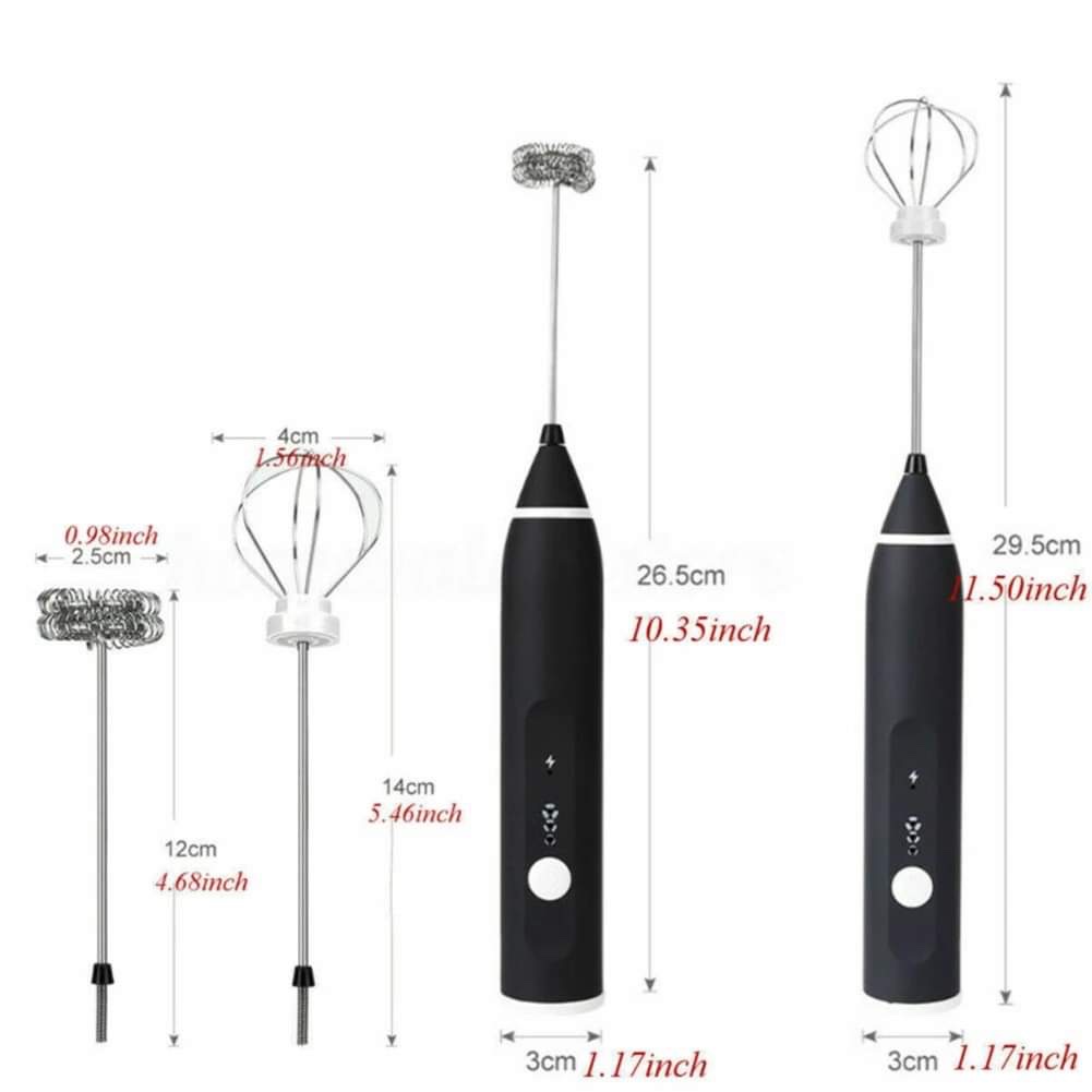 صانع رغوة الحليب القابل لإعادة الشحن عبر USB - الصورة 2
