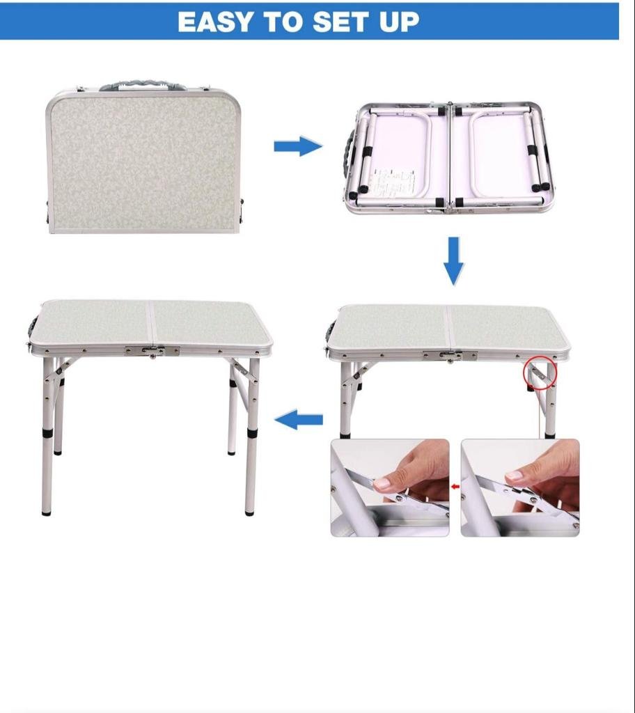 طاولة رحلات قابلة للطي قياس 1.2 متر - الصورة 3